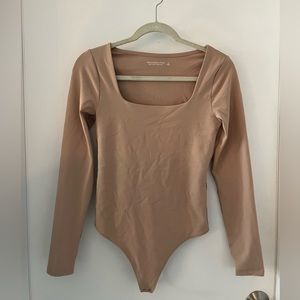 ABERCROMBIE Tan Bodysuit